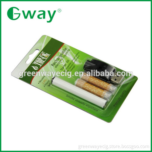 Customized disposable e cigarette rechargeable kr808d 2 cartomizer
